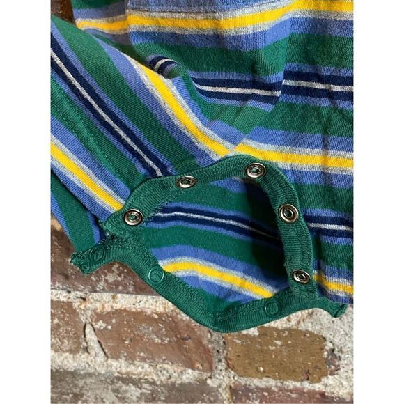 Y2K Circo Baby Mayfield Soccer Striped Hooded Sleeveless Romper Baby Size - Picture 6 of 9